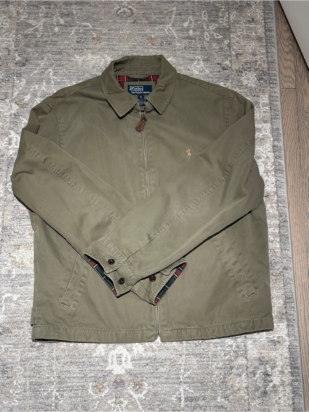 Polo Ralph Lauren Vintage Harrington Jacket in Olive Green size M